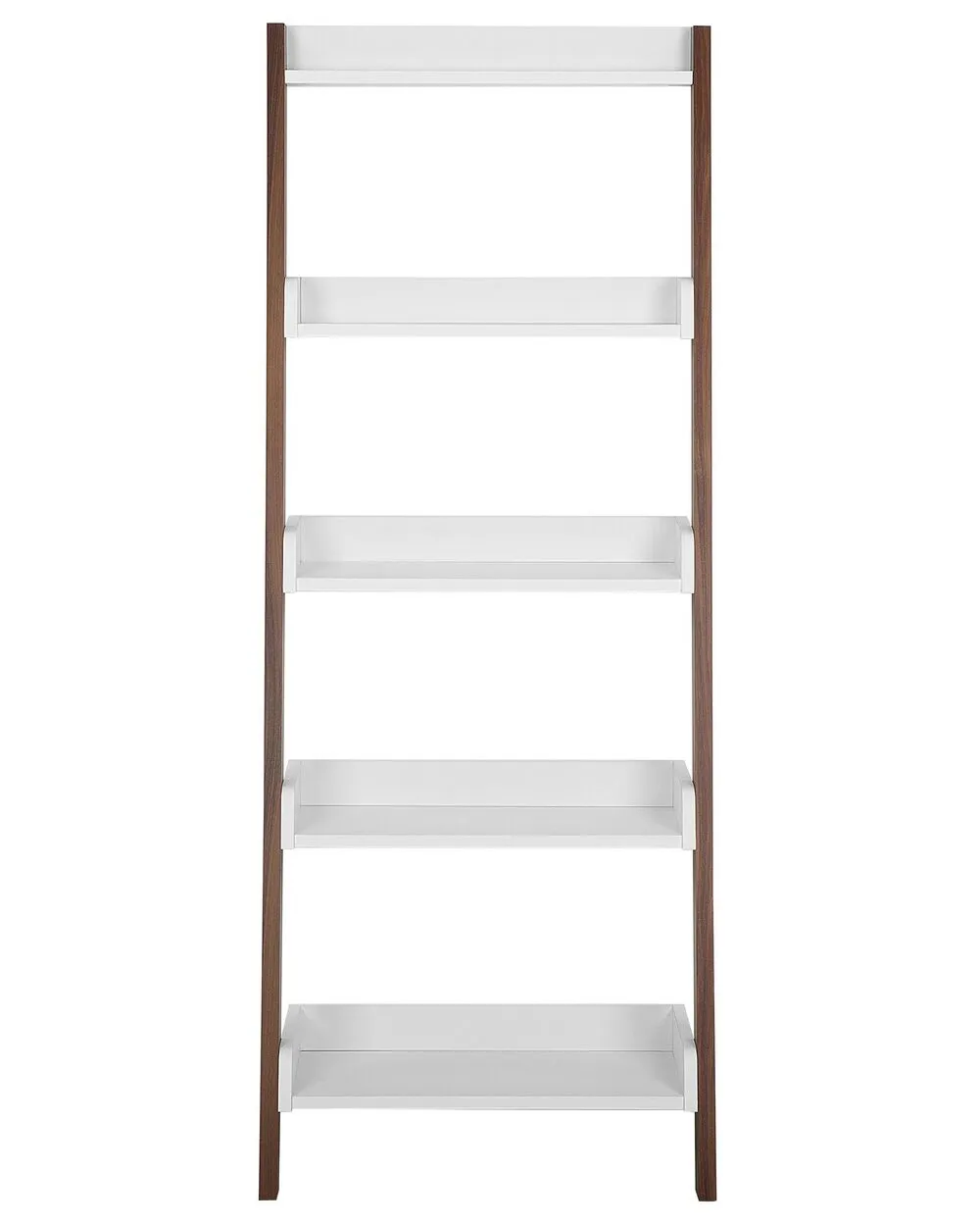 Libreria a 5 ripiani MOBILE TRIO 164 cm Marrone/ Bianco