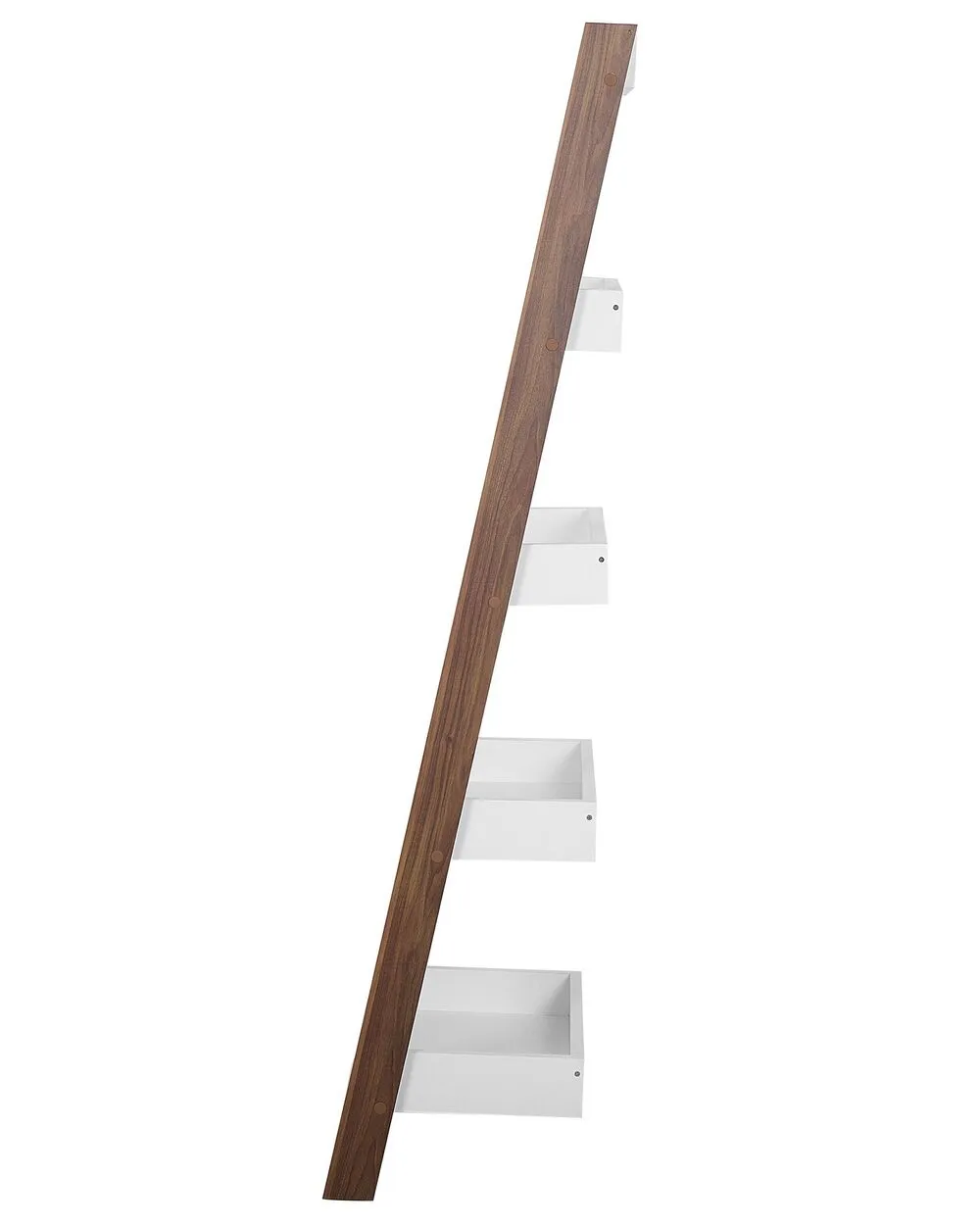 Libreria a 5 ripiani MOBILE TRIO 164 cm Marrone/ Bianco