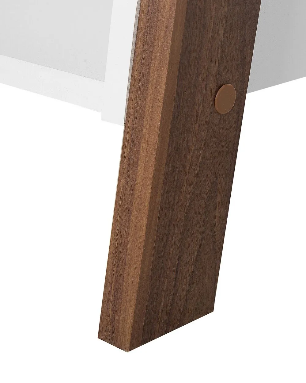 Libreria a 5 ripiani MOBILE TRIO 164 cm Marrone/ Bianco