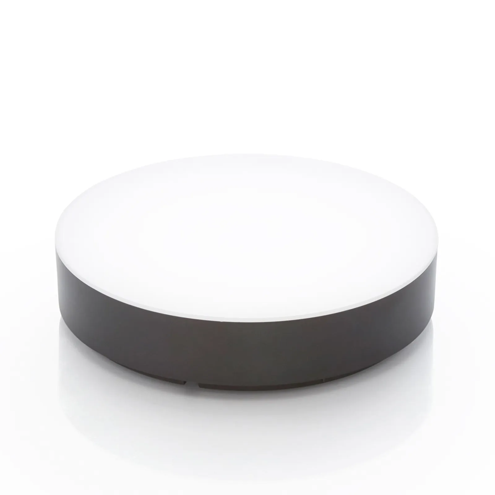 Lindby plafoniera LED da esterni Lahja, grigio grafite, sensore, IP65