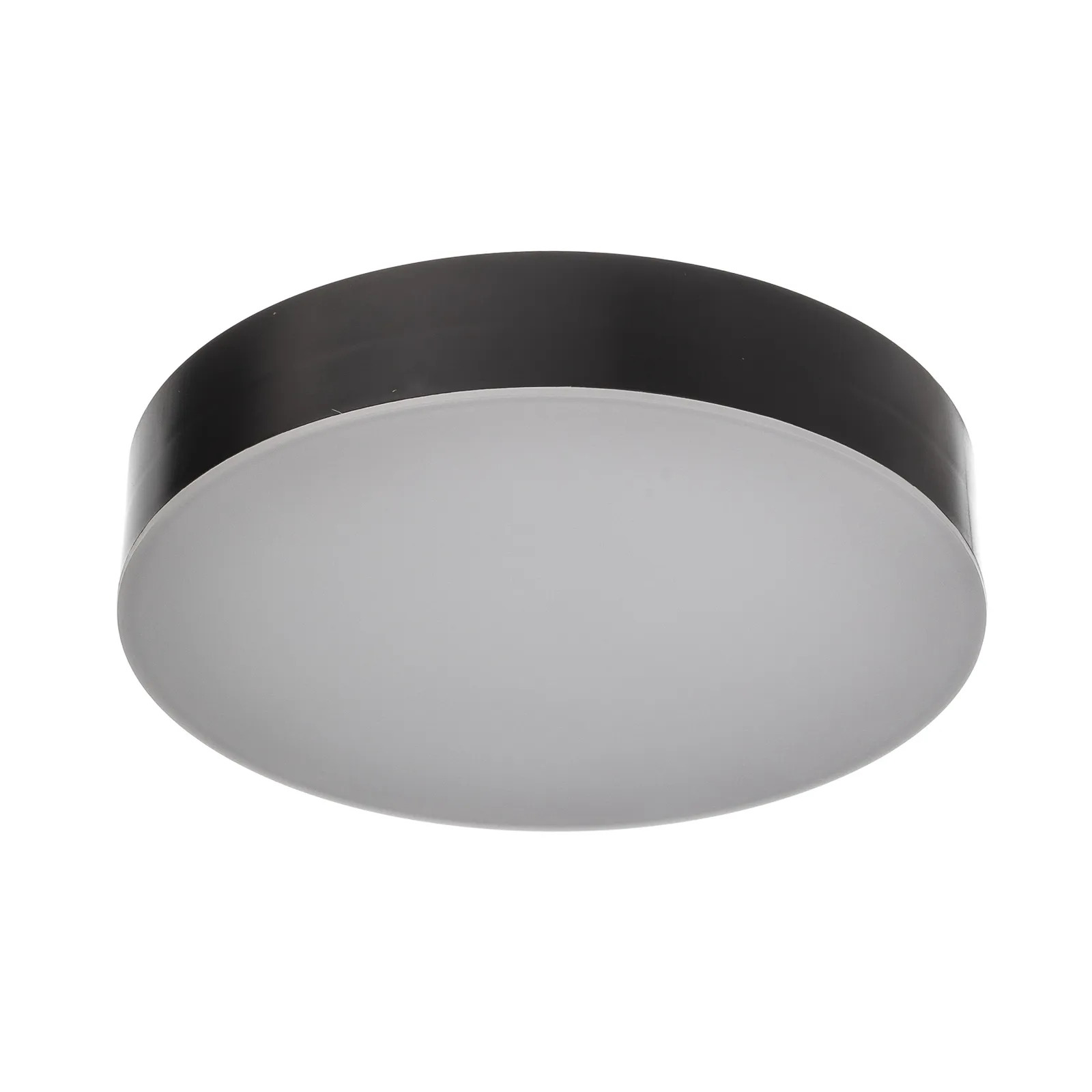 Lindby plafoniera LED da esterni Lahja, grigio grafite, sensore, IP65