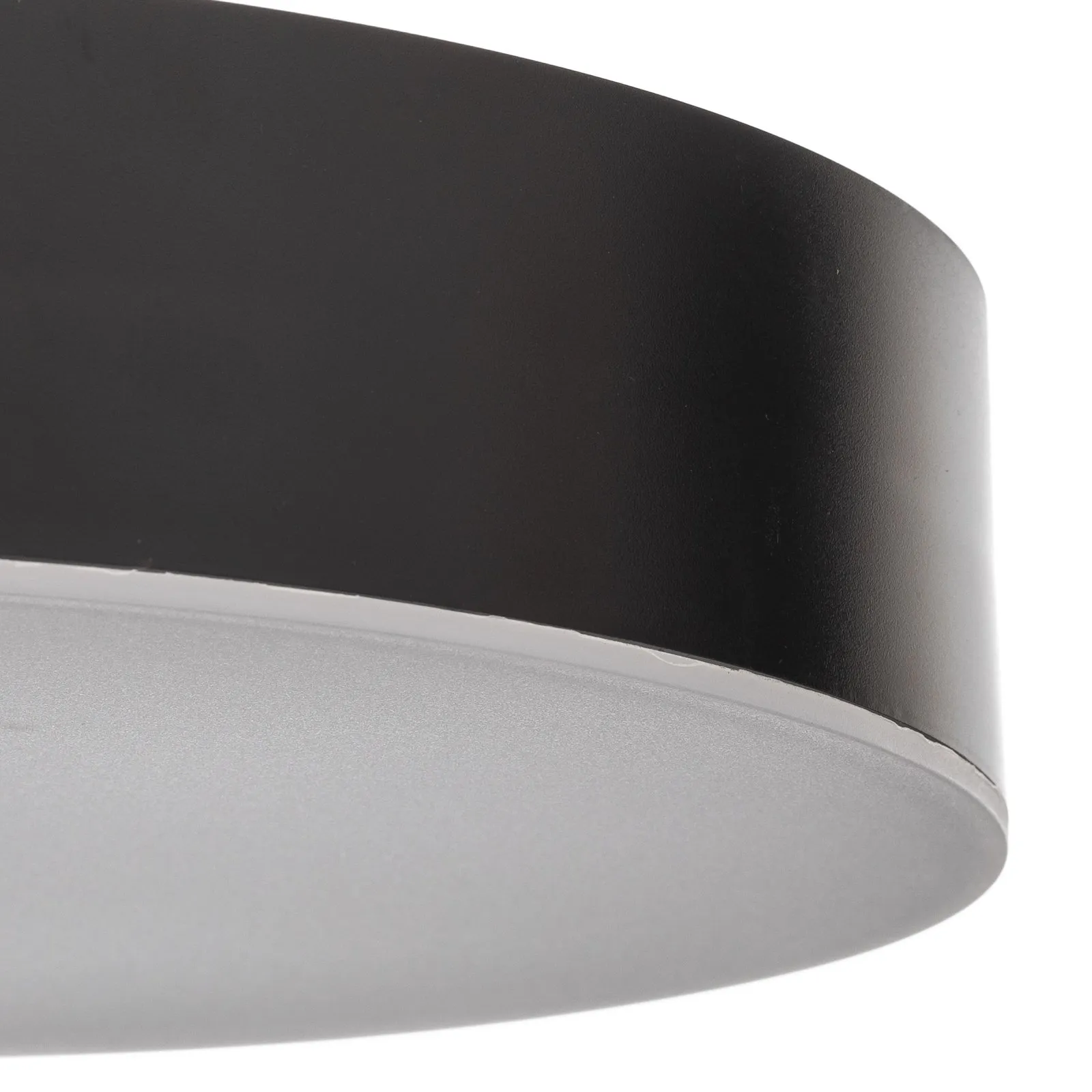 Lindby plafoniera LED da esterni Lahja, grigio grafite, sensore, IP65