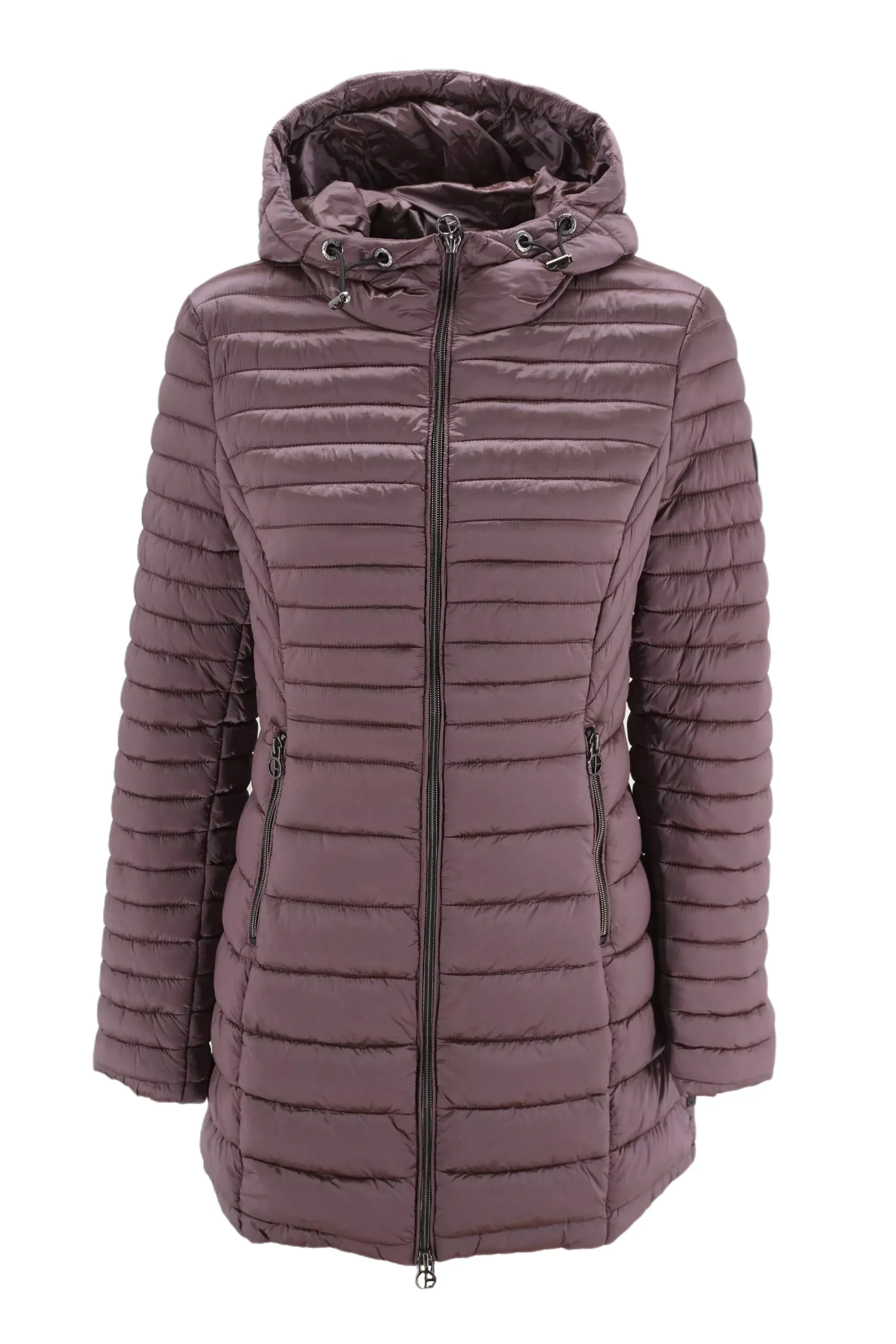 Long Jacket with Hood Clinchberry / Pink