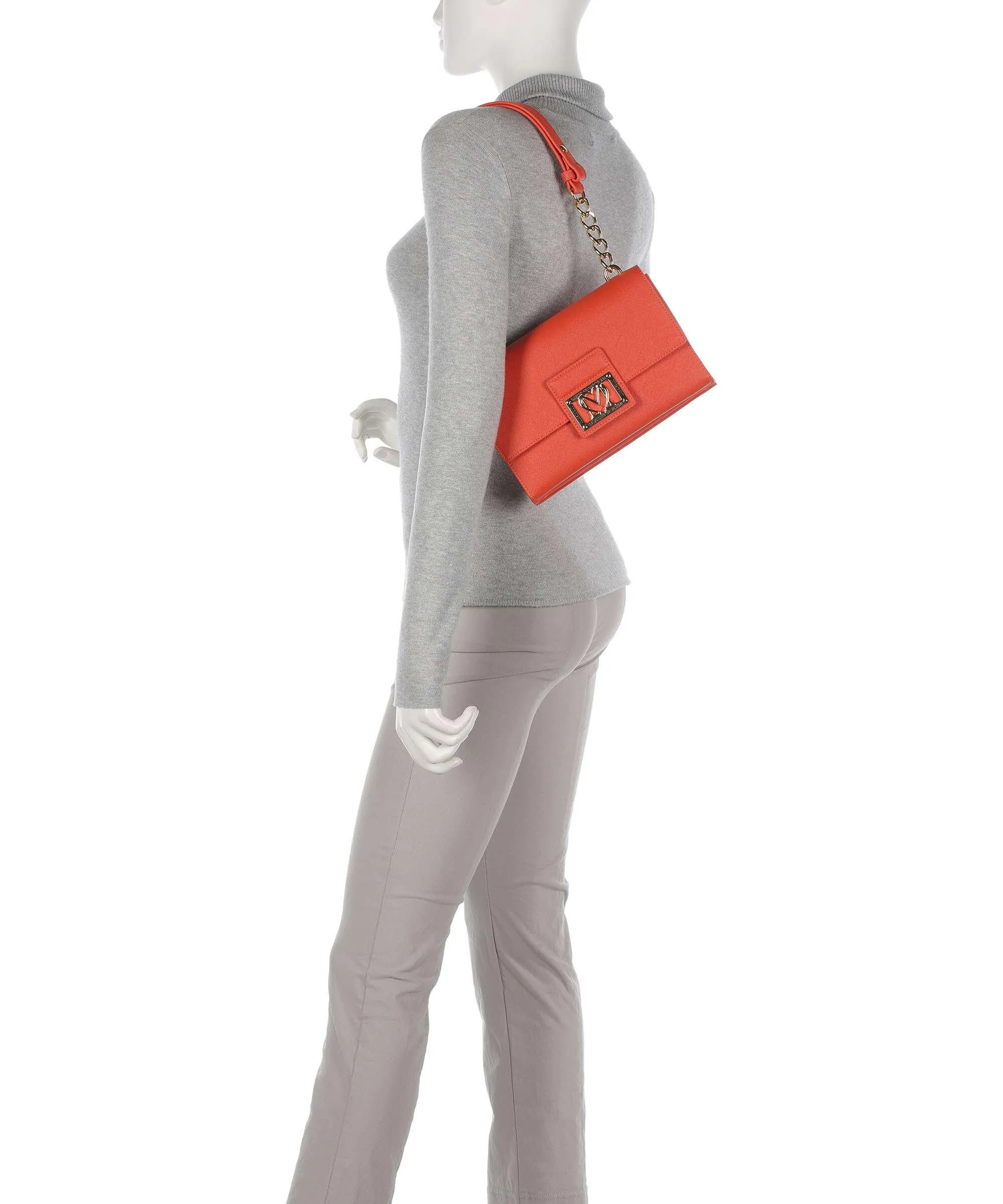  Love Moschino Casual Chic Borsa a spalla pelle sintetica arancio  