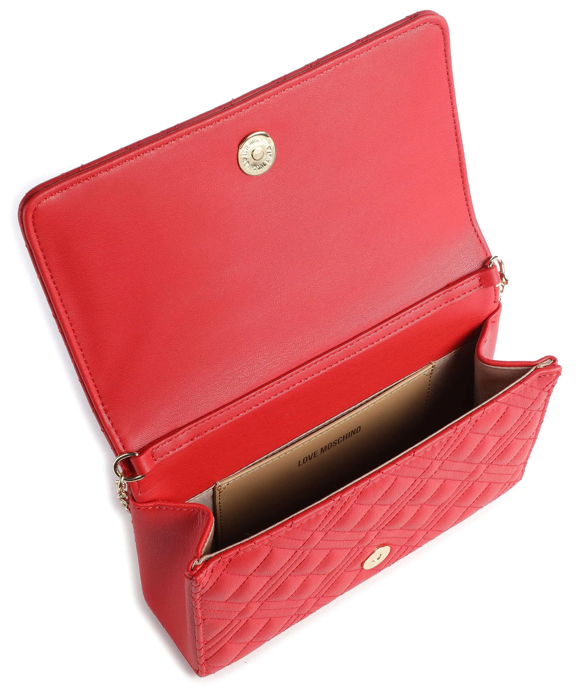  Love Moschino Smart Daily Borsa a tracolla pelle sintetica rosso  