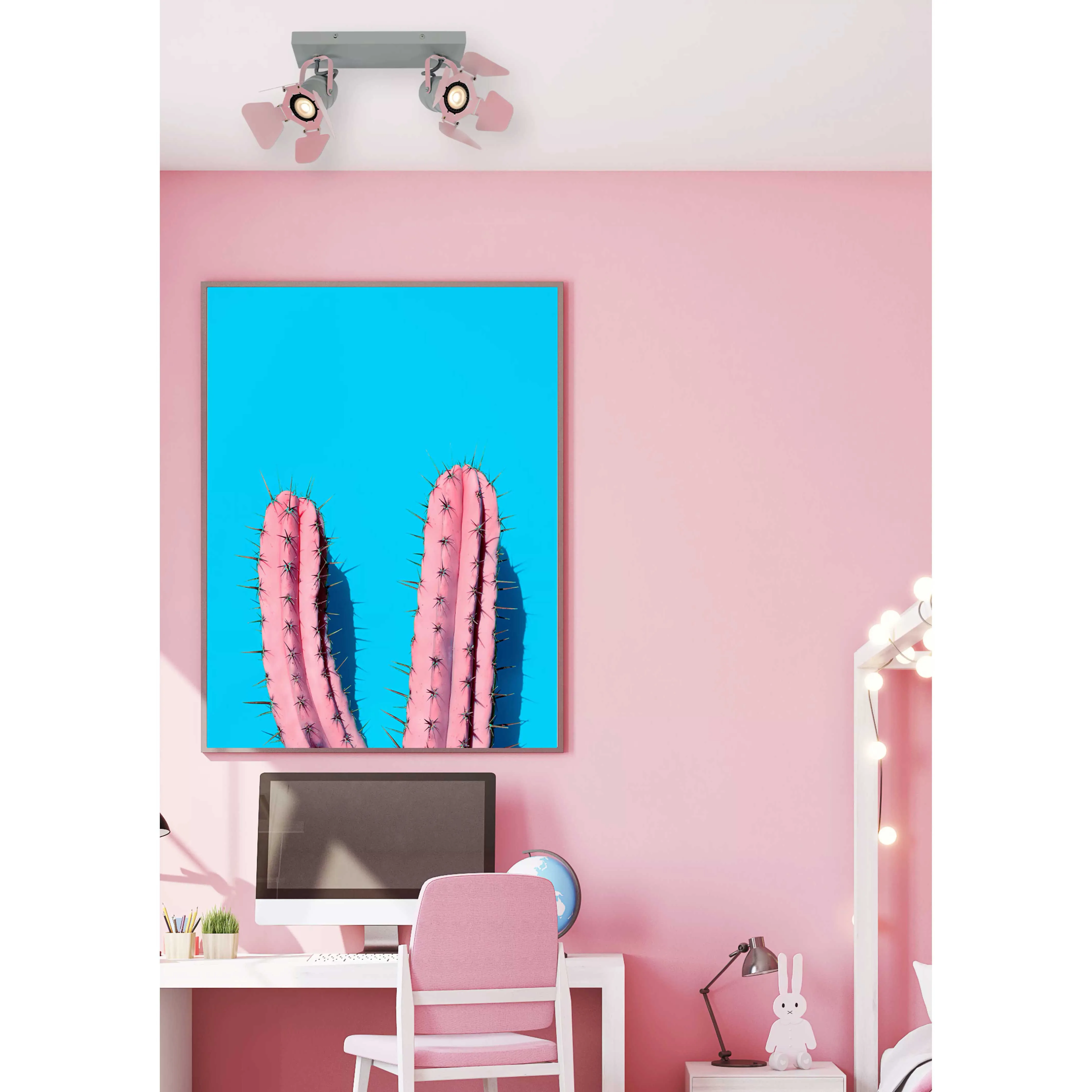 Lucide  Faretto in metallo con doppio diffusore orientabile dal design moderno Picto - 5W