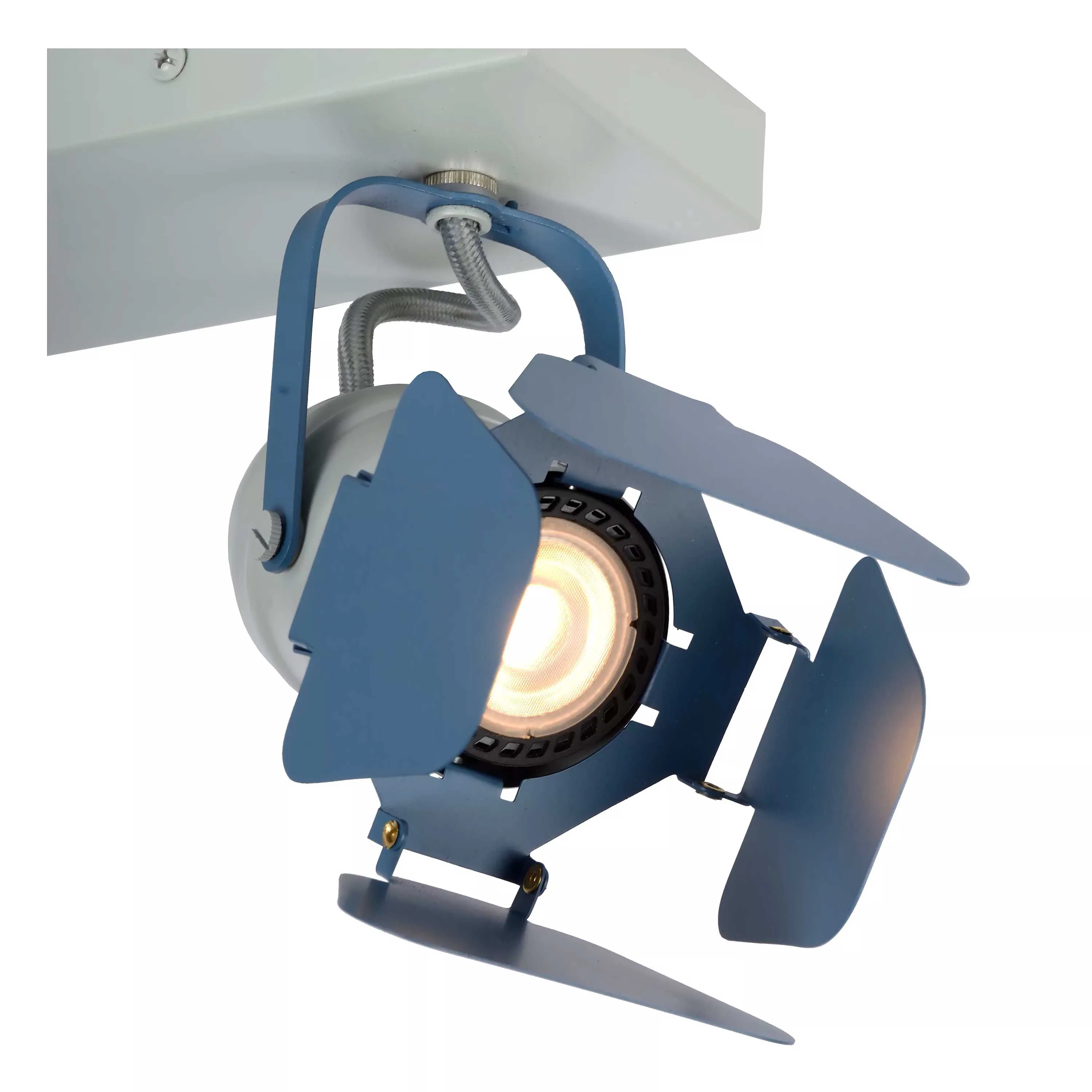 Lucide  Faretto in metallo con doppio diffusore orientabile dal design moderno Picto - 5W