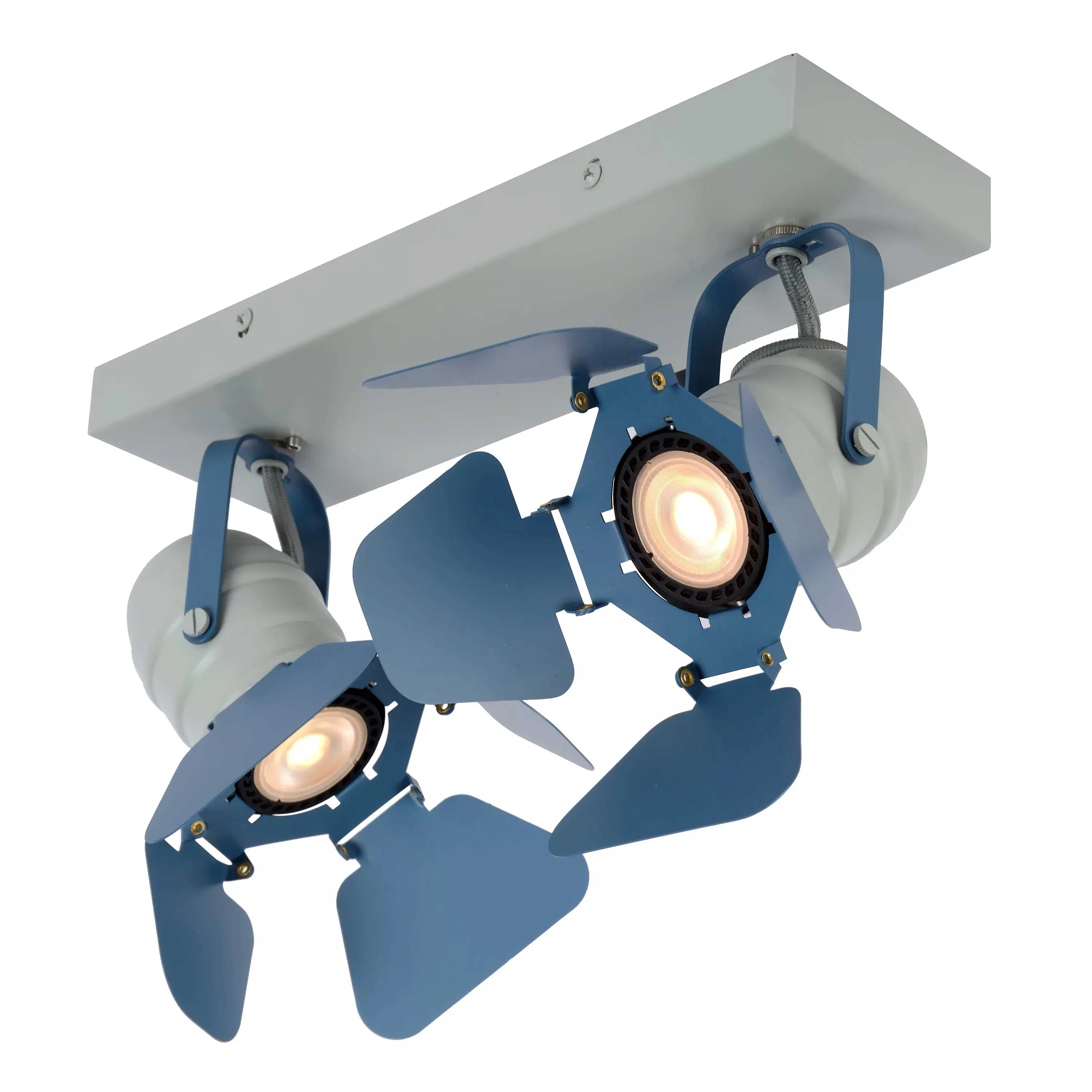 Lucide  Faretto in metallo con doppio diffusore orientabile dal design moderno Picto - 5W