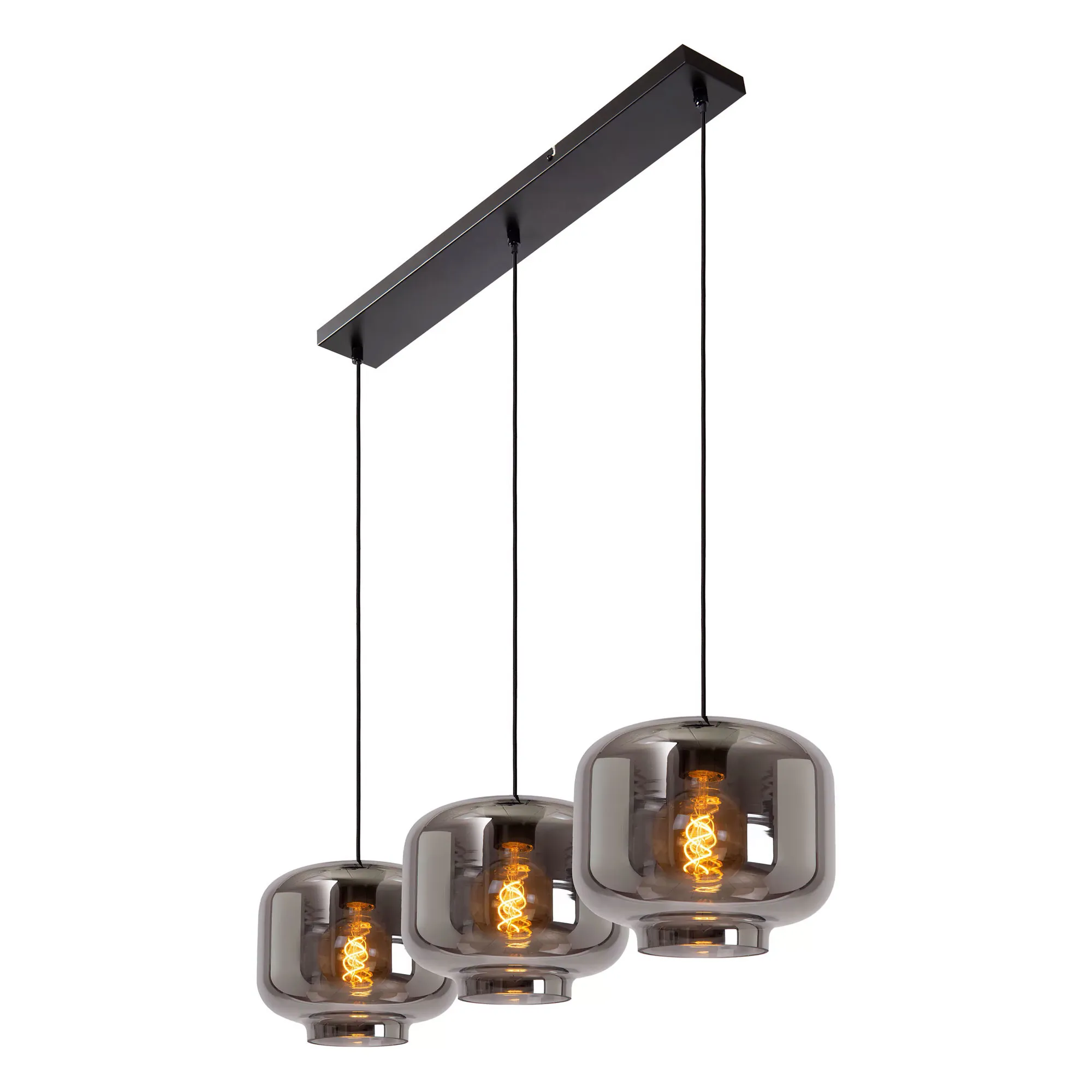 Lucide  Lampada a sospensione con 3 diffusori lineari in vetro dal design moderno Medine - 40W