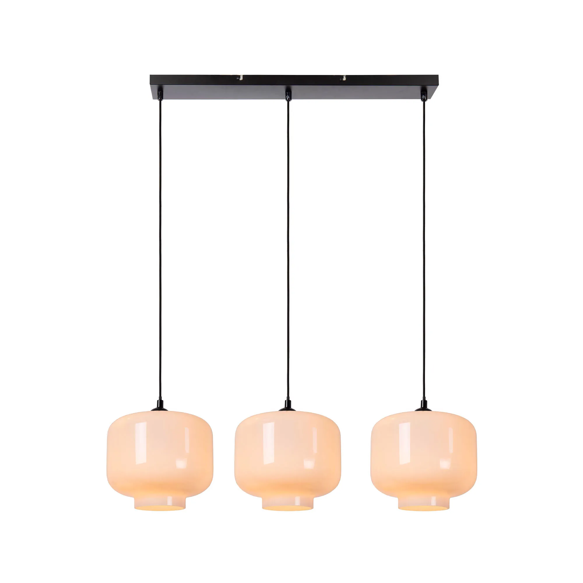 Lucide  Lampada a sospensione con 3 diffusori lineari in vetro dal design moderno Medine - 40W