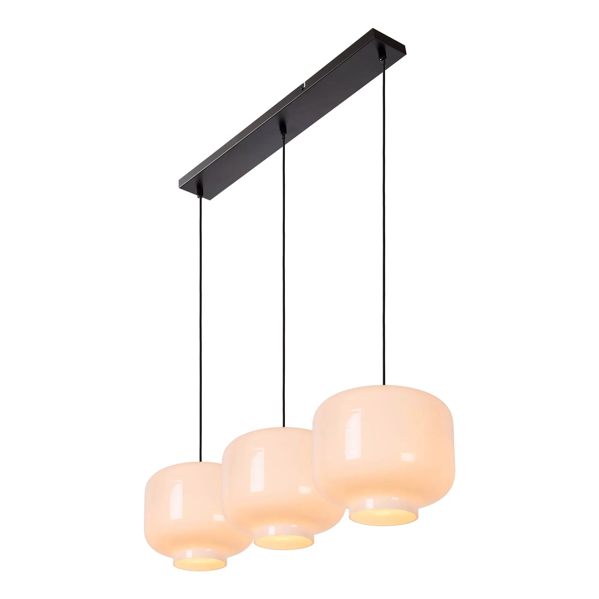 Lucide  Lampada a sospensione con 3 diffusori lineari in vetro dal design moderno Medine - 40W