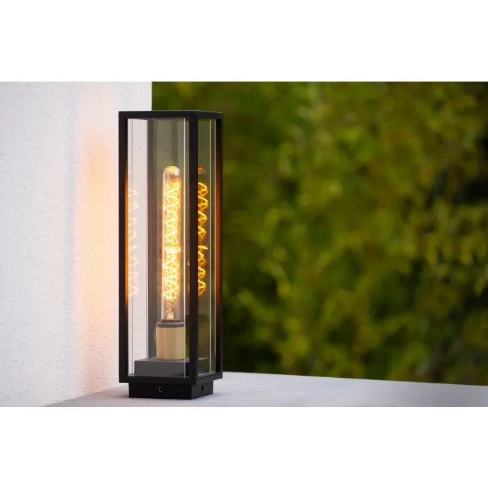 Lucide LAURENS Lampada con piedistallo Nero, 1-Luce