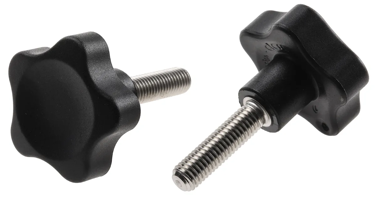 Manopola di serraggio Multi lobo Elesa, M8 x 30mm