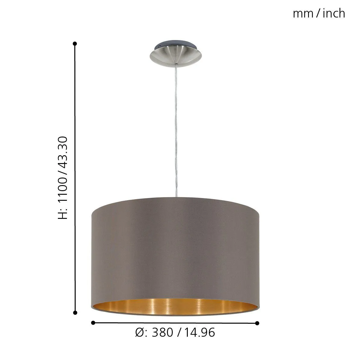 MASERLO Lampada a sospensione