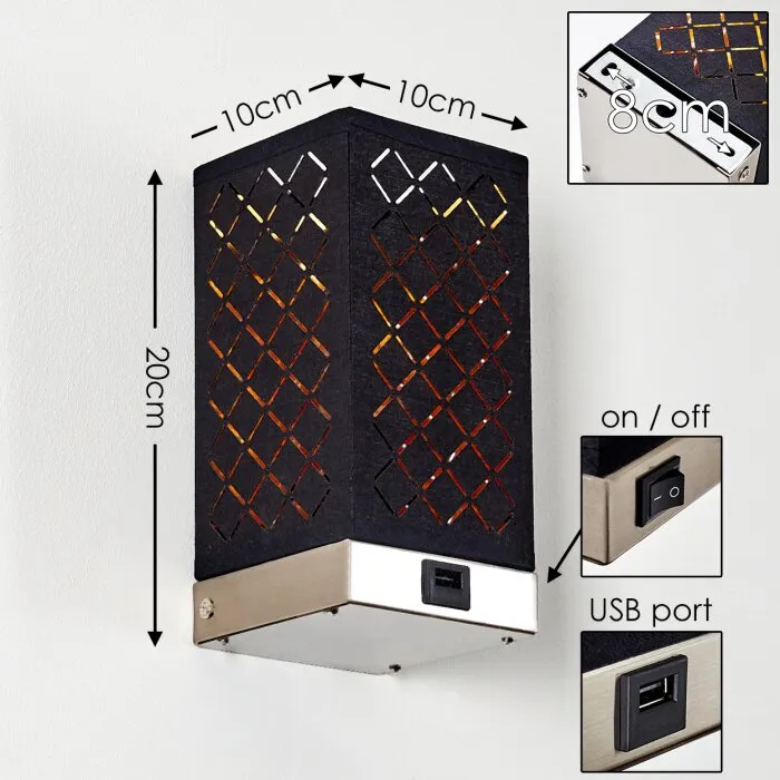Meldal Applique Argento, 1-Luce
