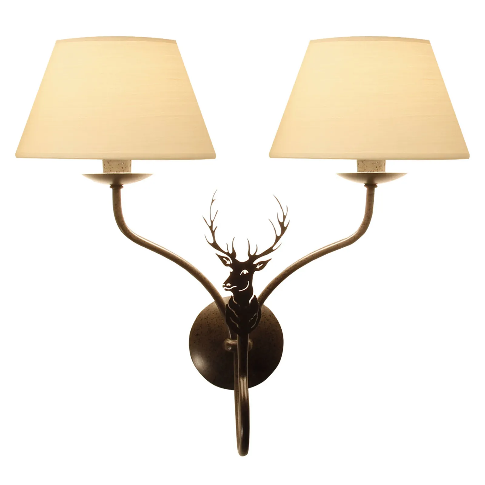 Menzel TH7362 applique 2 luci con cervo
