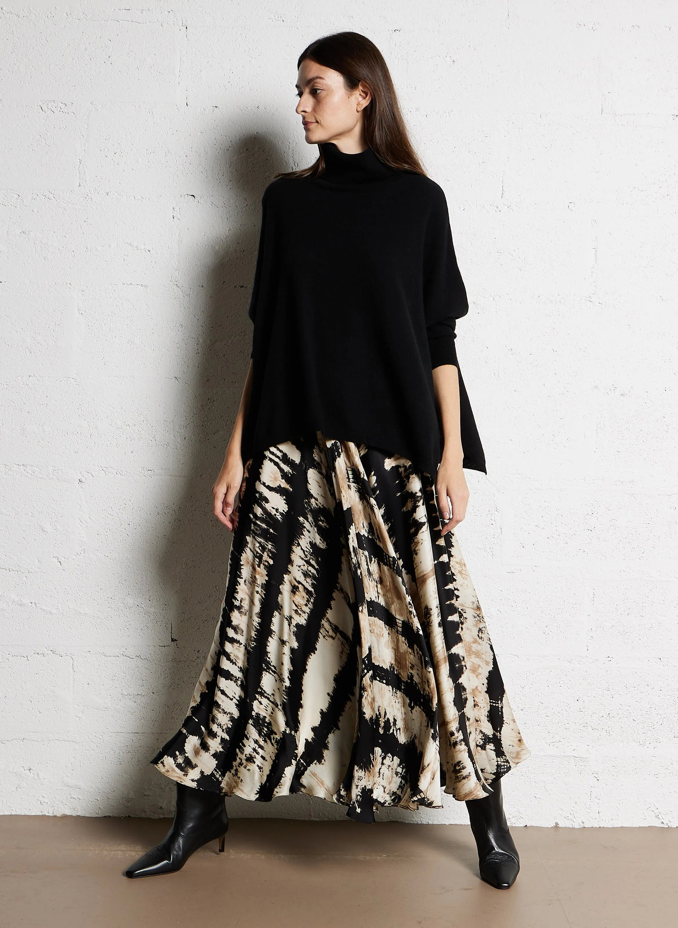  MES DEMOISELLES   FRIM - Gonna midi con stampa tie and dye | Multicolore