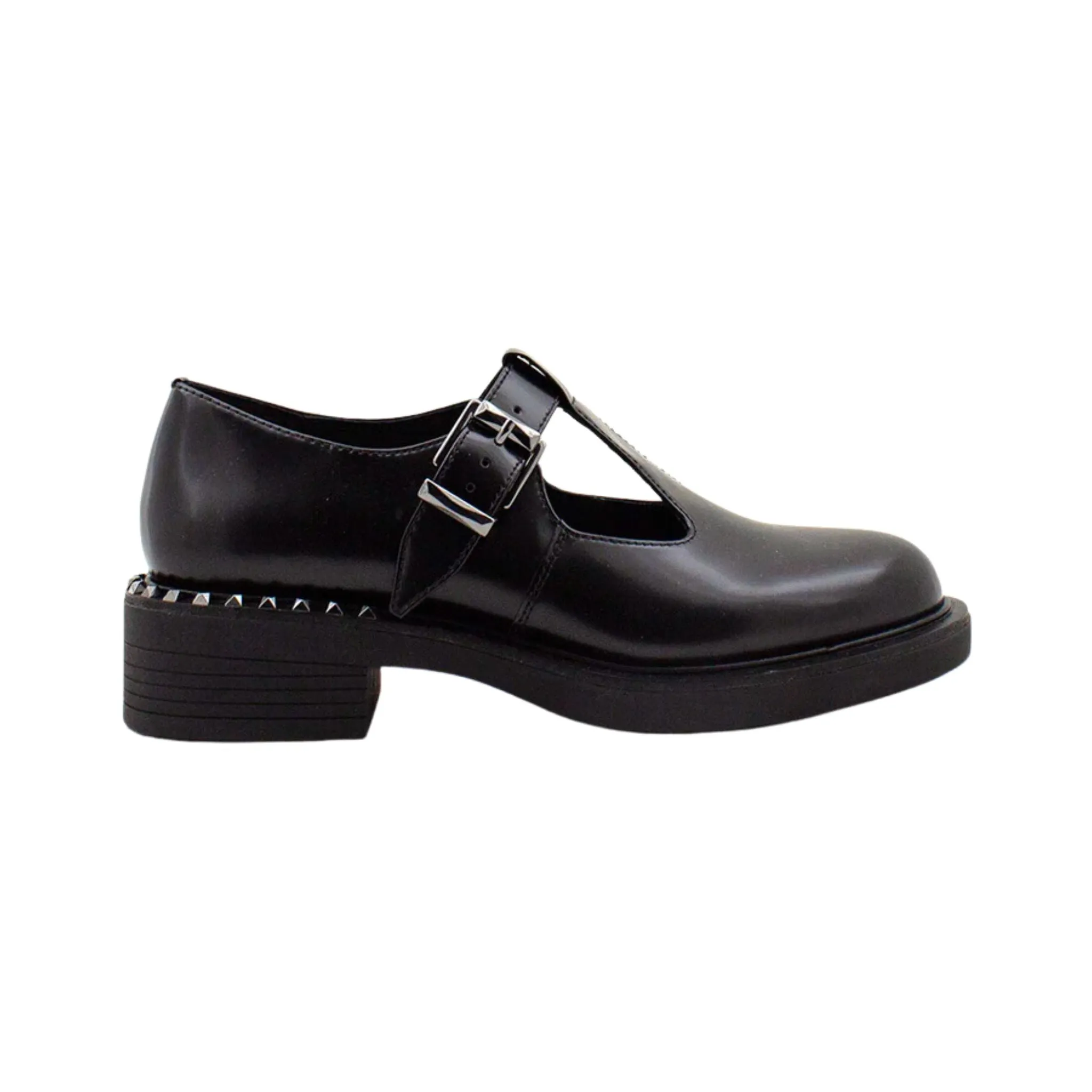 Mocassino Donna in pelle con fibbia