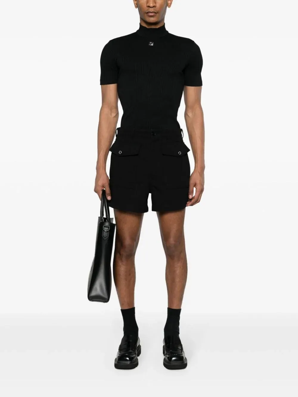 Mock-Neck T-Shirt