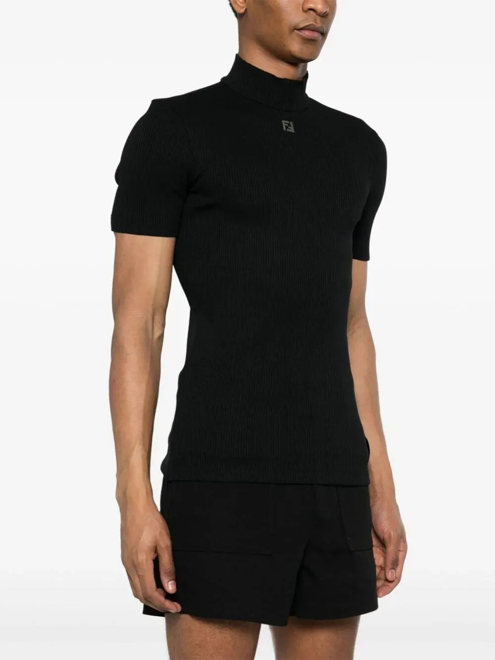 Mock-Neck T-Shirt