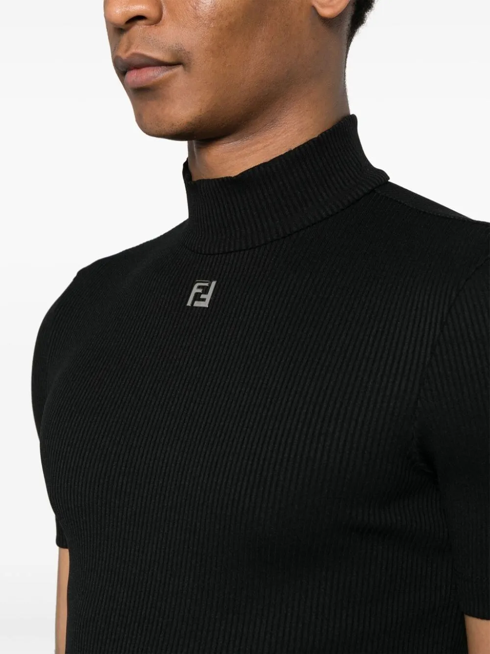 Mock-Neck T-Shirt