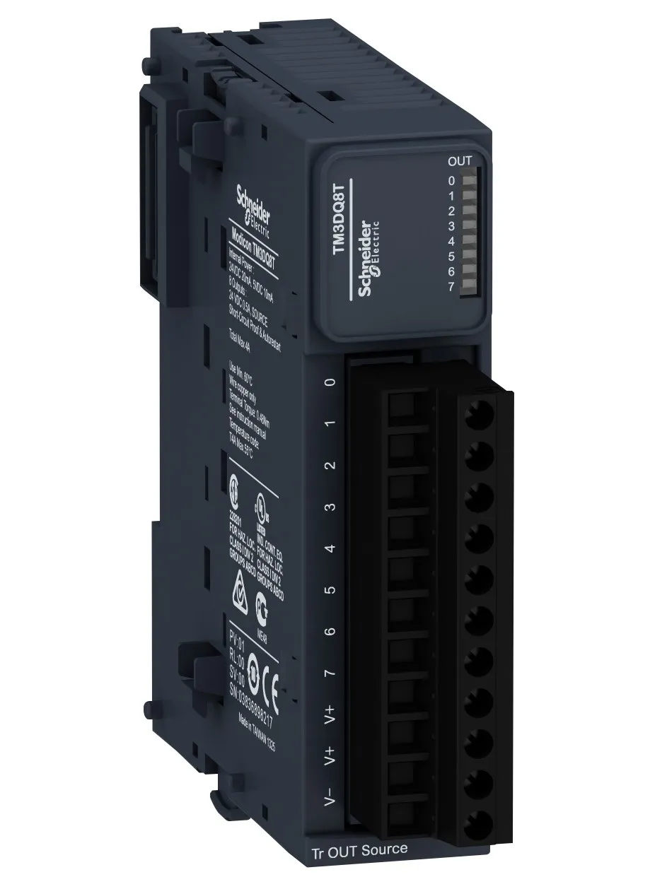 Modulo I/O PLC Schneider Electric, serie TM3, per Modicon M221, Modicon M241, Modicon M251