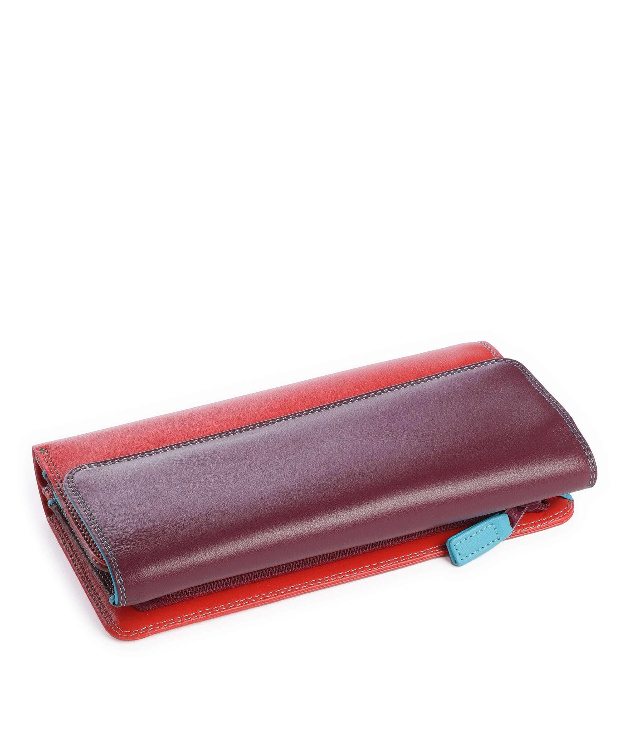  Mywalit RFID Portafoglio pelle di vacchetta finemente grana multicolore  