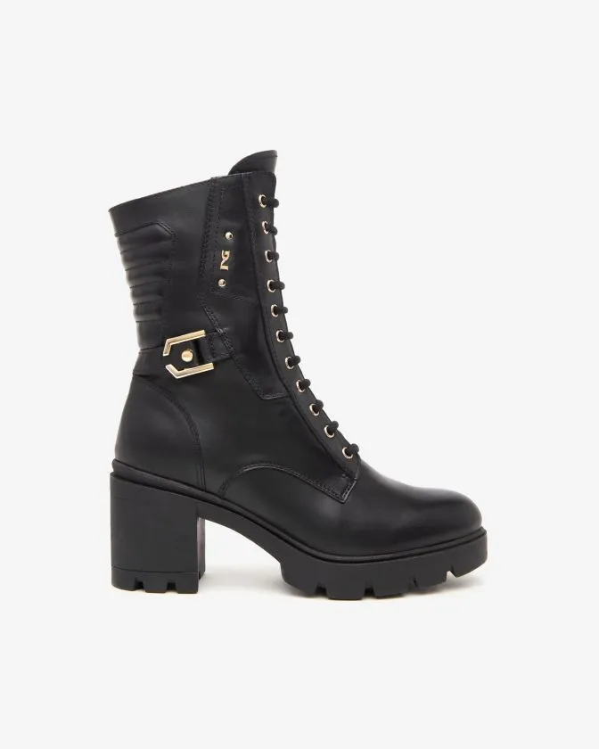 NeroGiardini Anfibi I411902D-100 in pelle nero