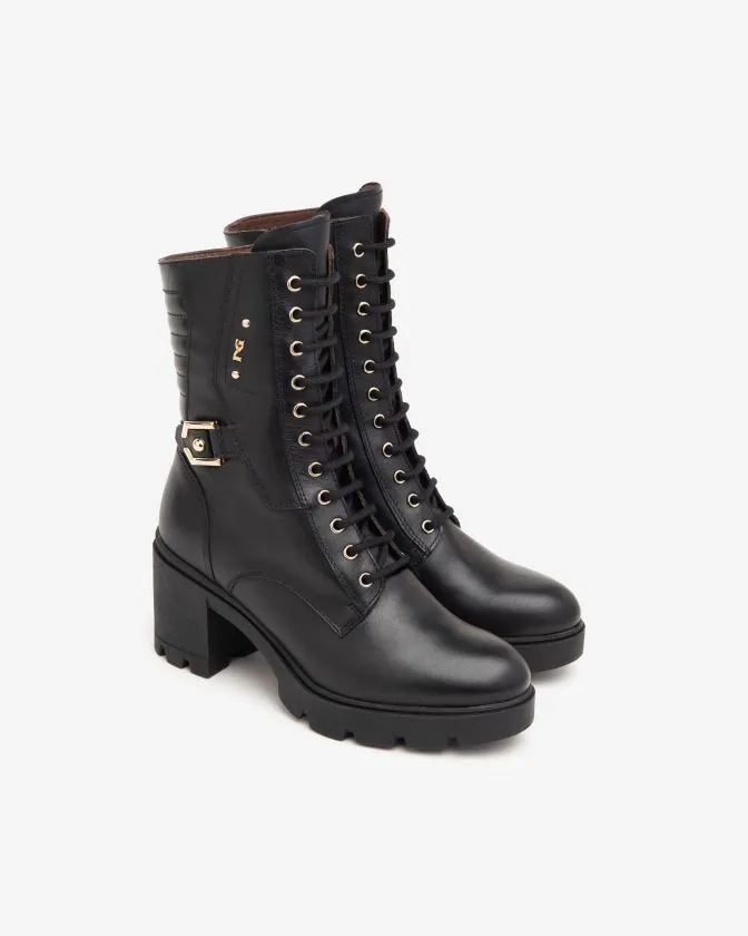 NeroGiardini Anfibi I411902D-100 in pelle nero
