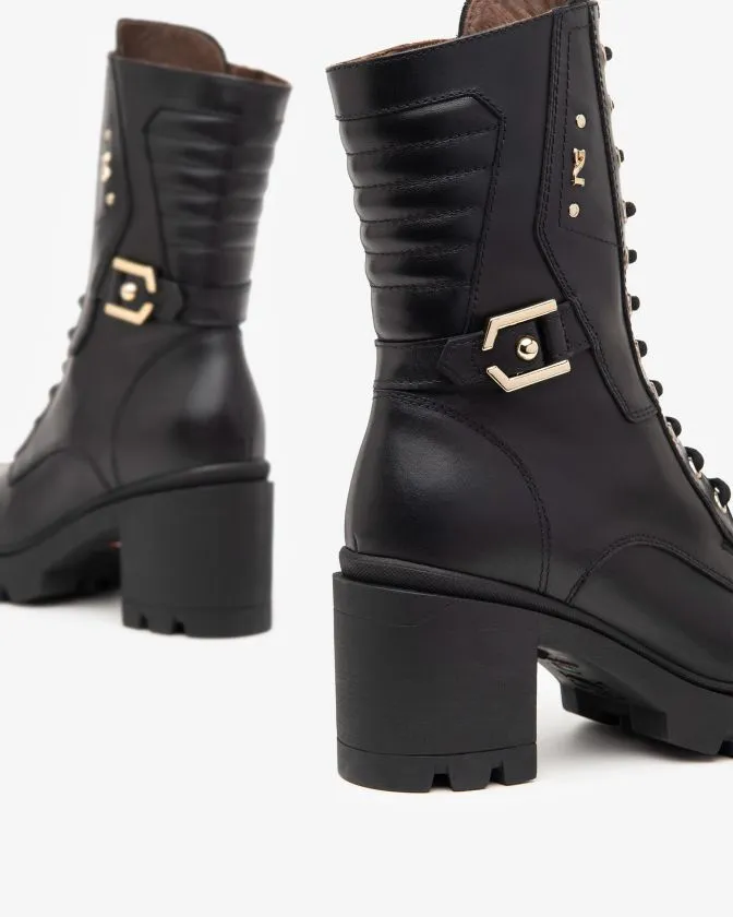 NeroGiardini Anfibi I411902D-100 in pelle nero