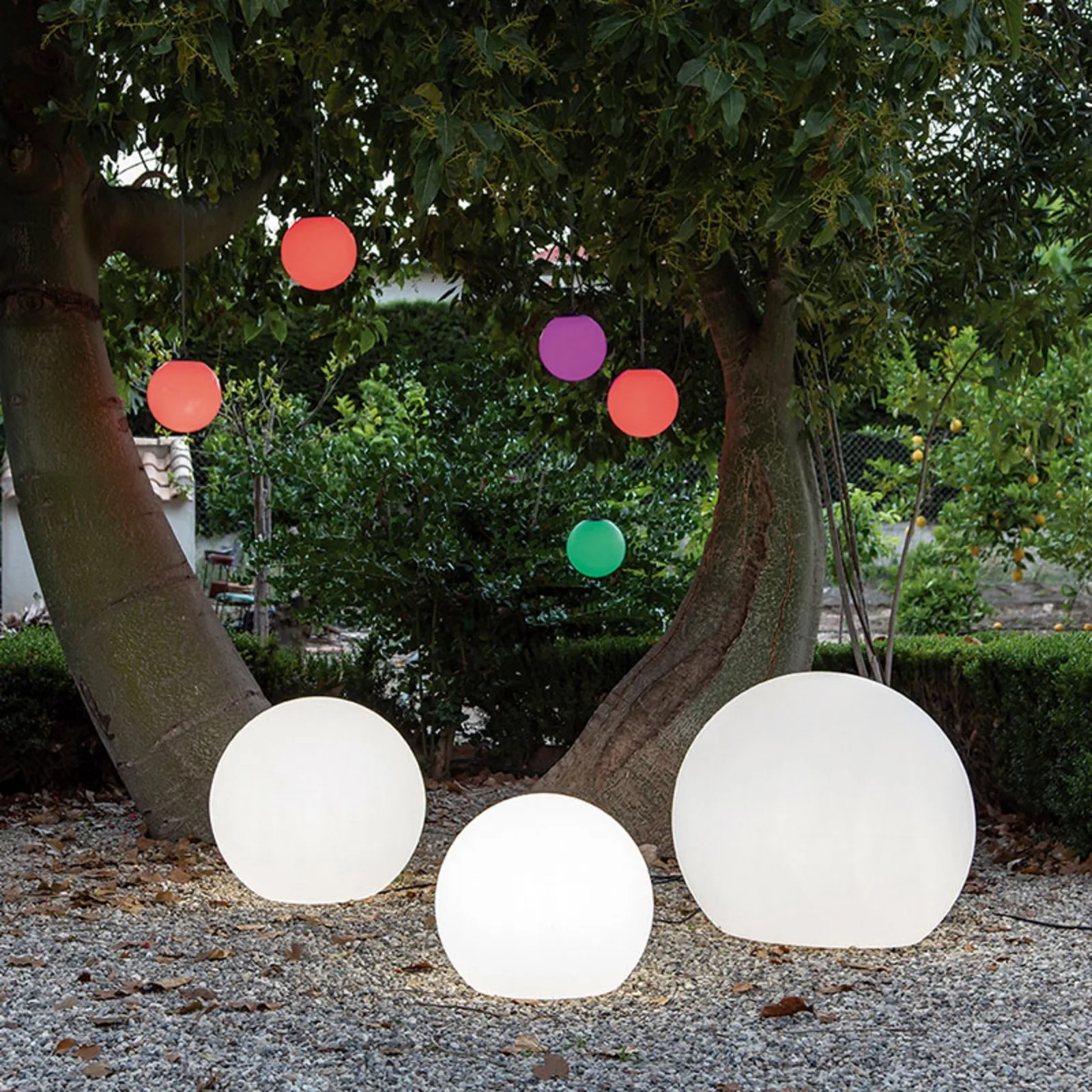 Newgarden Buly Lampada LED solare a globo IP65, Ø 20cm
