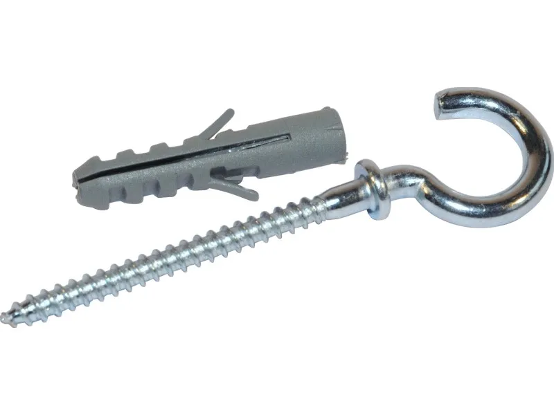 Occhioli aperti acciaio zincato filetto e tassello 4,4 mm x 84 mm x 15 mm 4 pz