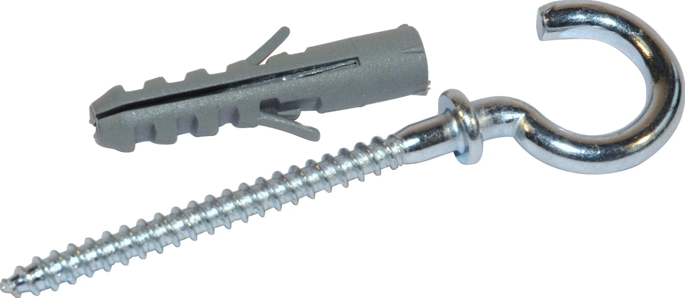 Occhioli aperti acciaio zincato filetto e tassello 4,4 mm x 84 mm x 15 mm 4 pz