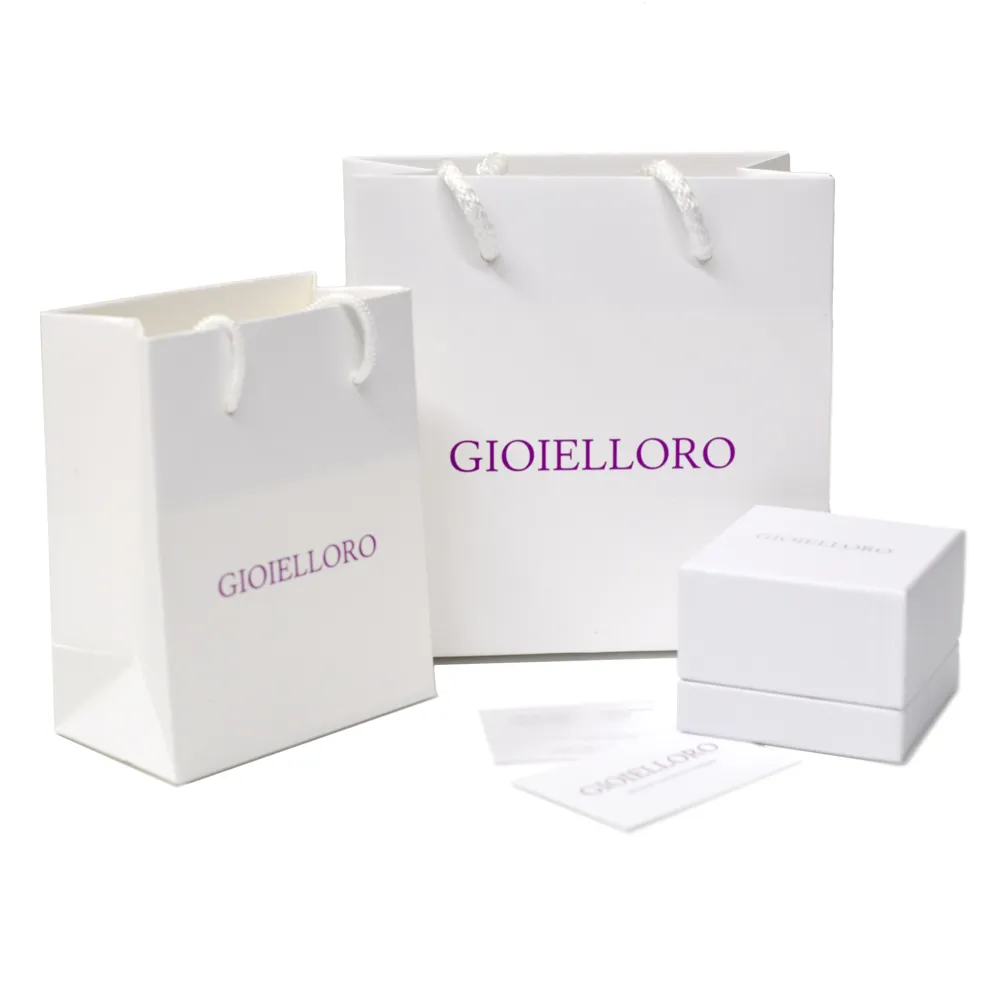 Orecchini punto luce piccoli in oro bianco e diamanti ct. 0.10 G VS1