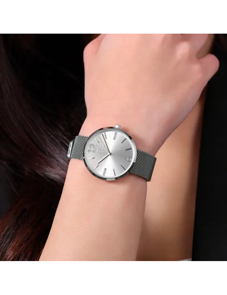 OROLOGIO DONNA IN ACCIAIO MAGLIA MILANO