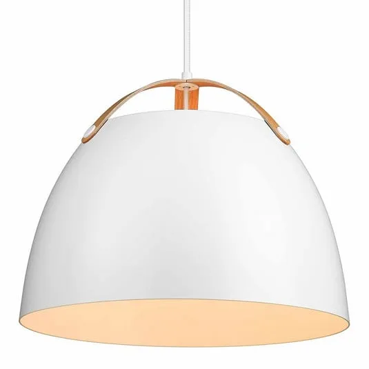 Oslo Lampada a Sospensione Ø40 Bianco/Quercia - Halo Design | Acquista online