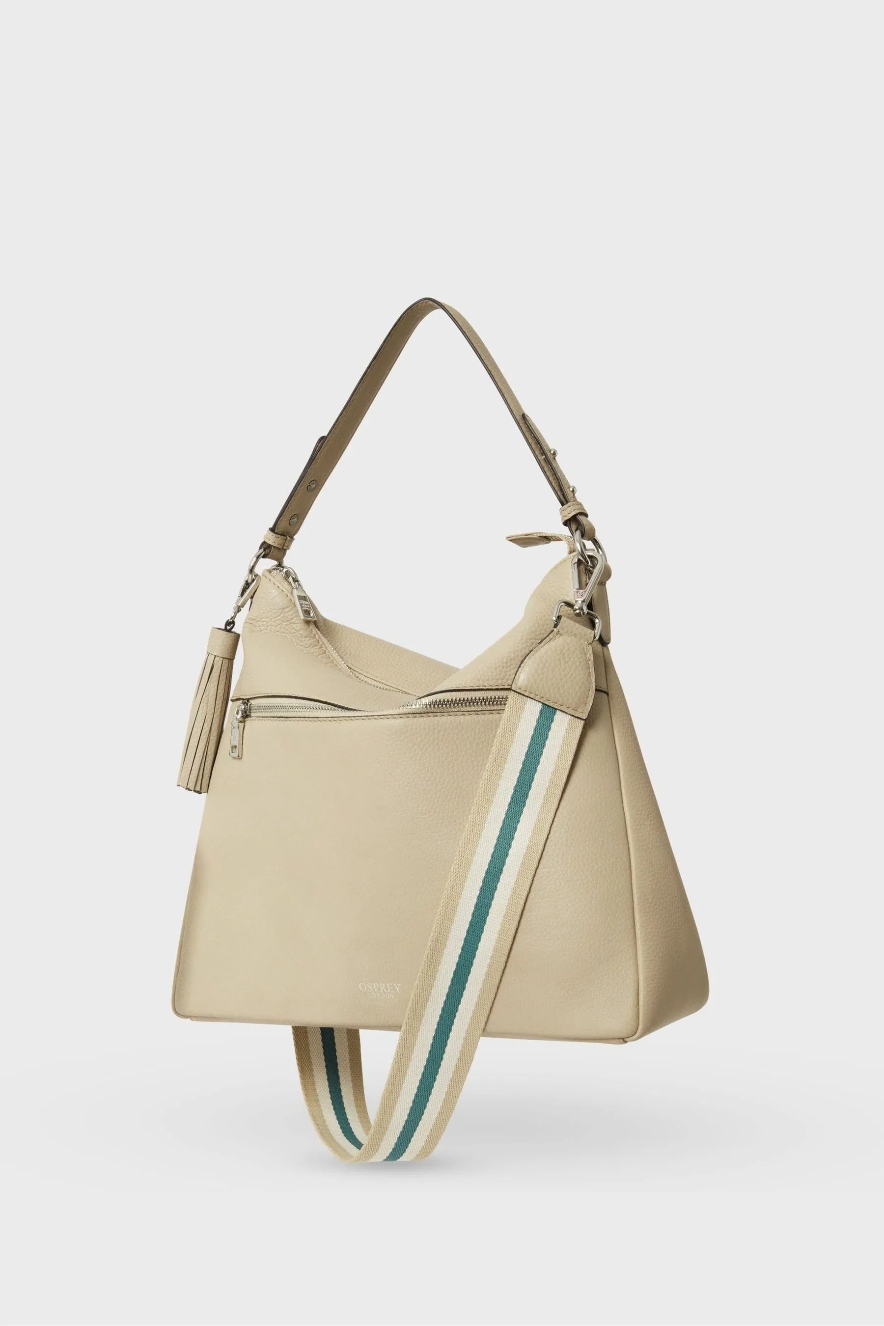 OSPREY LONDON Naturale - The Stella - Borsa hobo in pelle