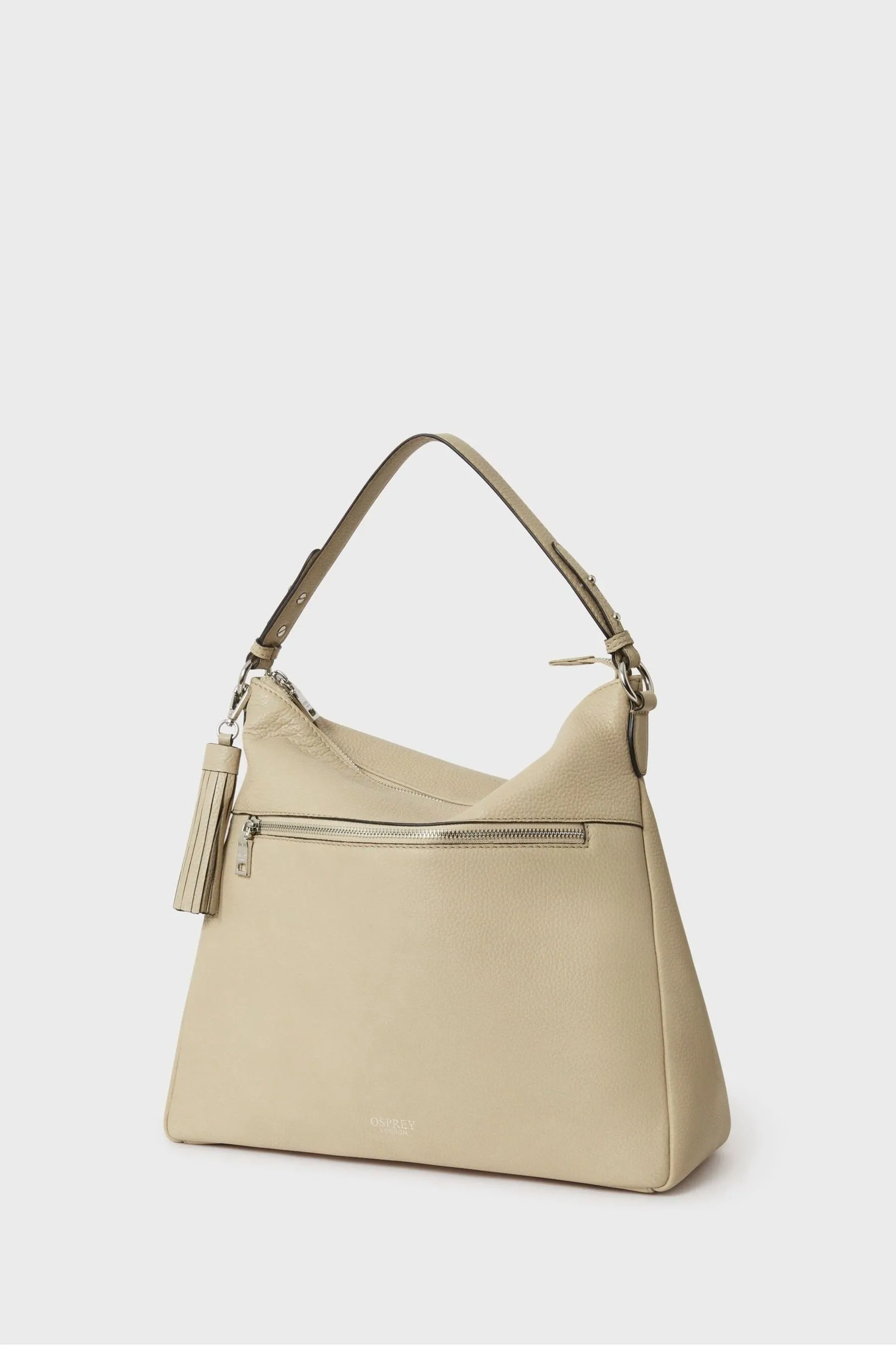 OSPREY LONDON Naturale - The Stella - Borsa hobo in pelle