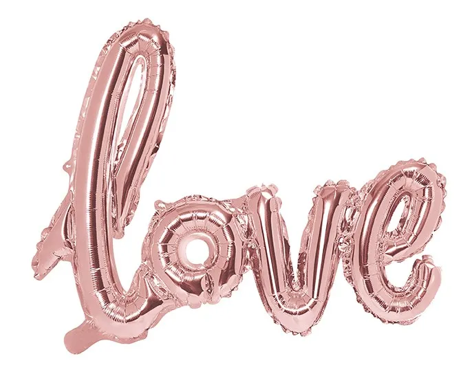 Palloncino Love rosa 73 x 59cm