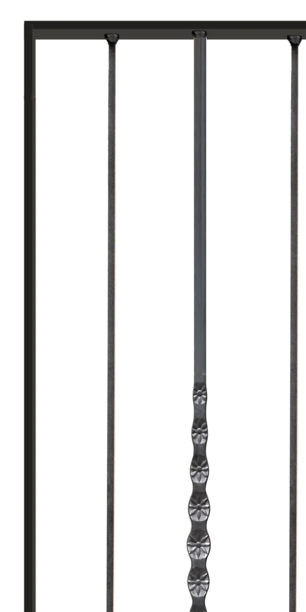 Pannello ornamentale per recinzione modulare H1012 x 850 mm in ferro zincato