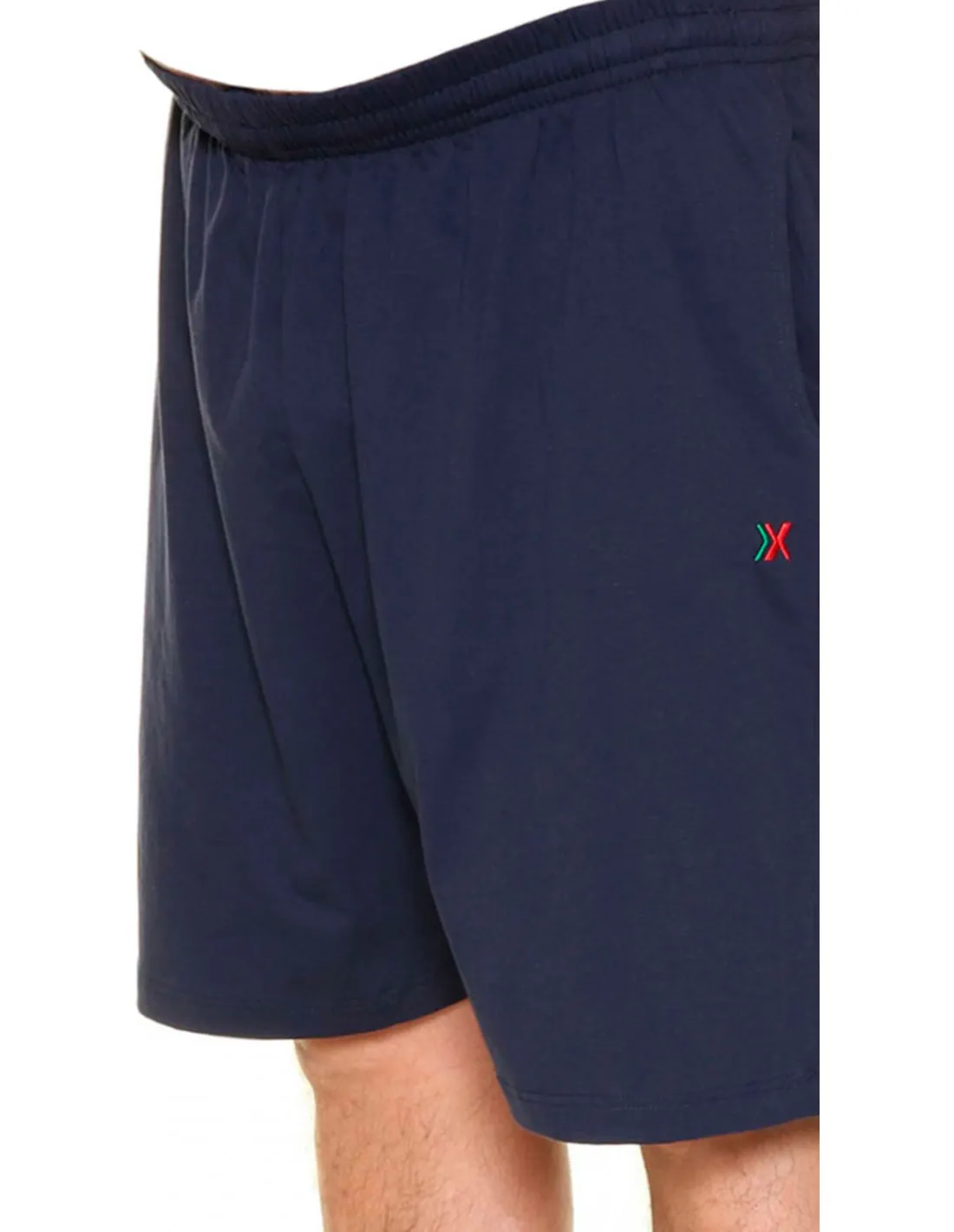 Pantalone Jogging Elasticizzato P/E Leggero Mod Prato corto Blu