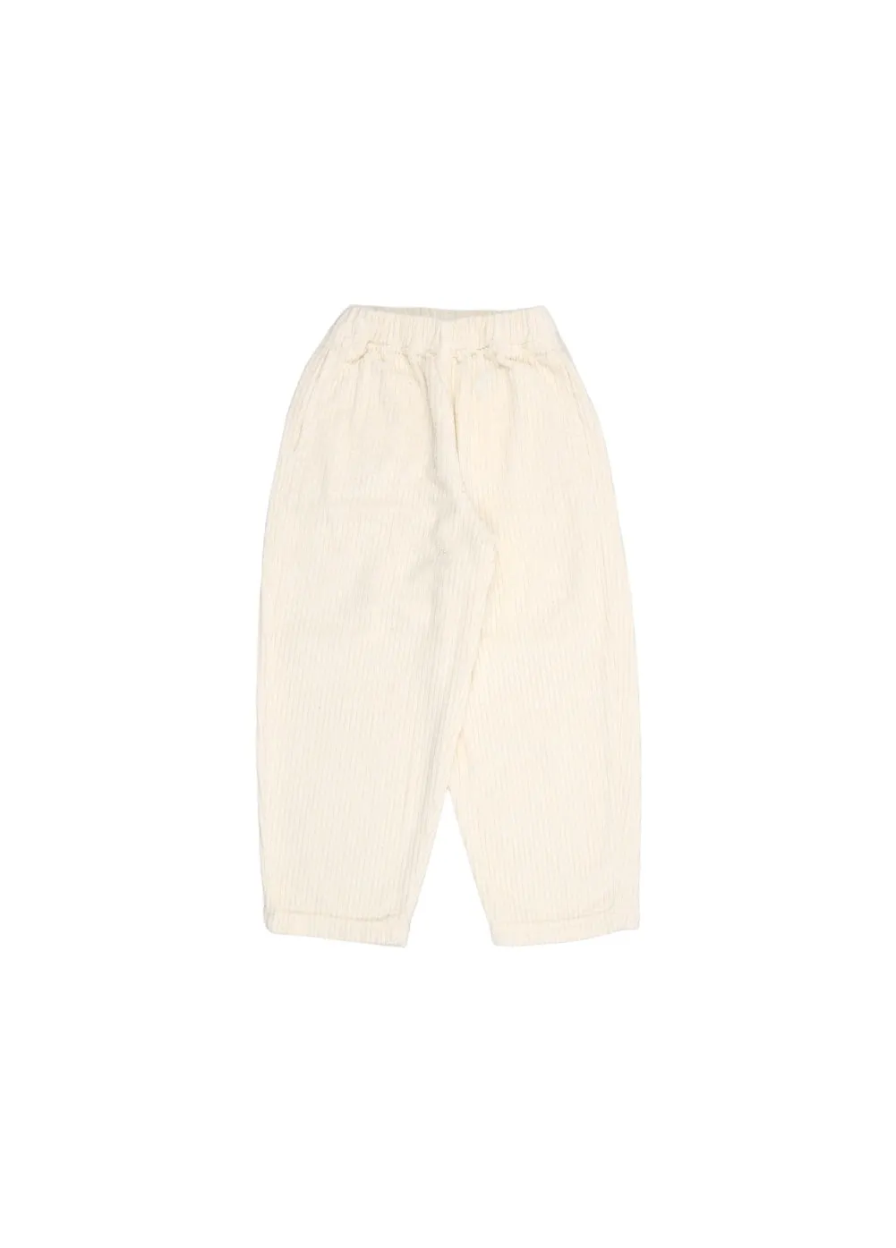 Pantalone vaniglia in velluto a coste per bambini