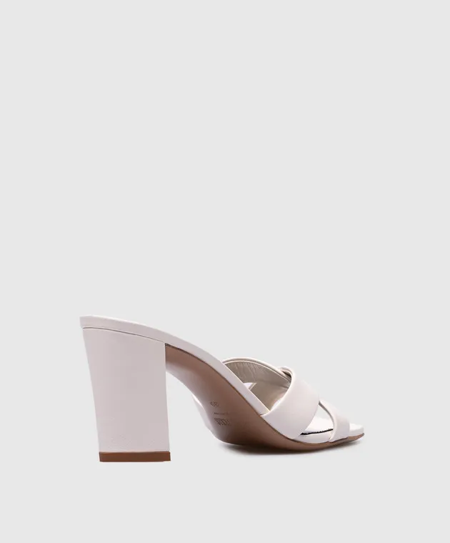 Paris Texas Sabot Dafne in pelle bianca PX1167XLTH3