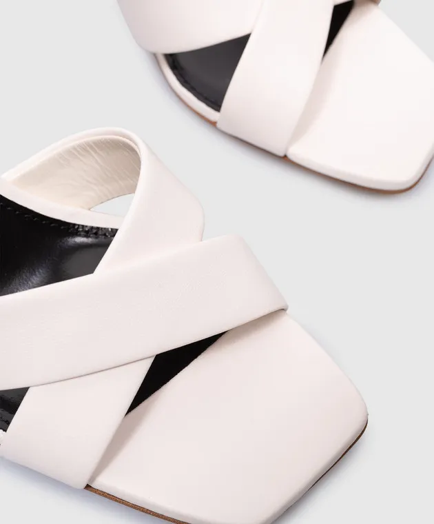 Paris Texas Sabot Dafne in pelle bianca PX1167XLTH3