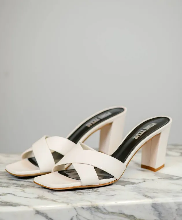 Paris Texas Sabot Dafne in pelle bianca PX1167XLTH3