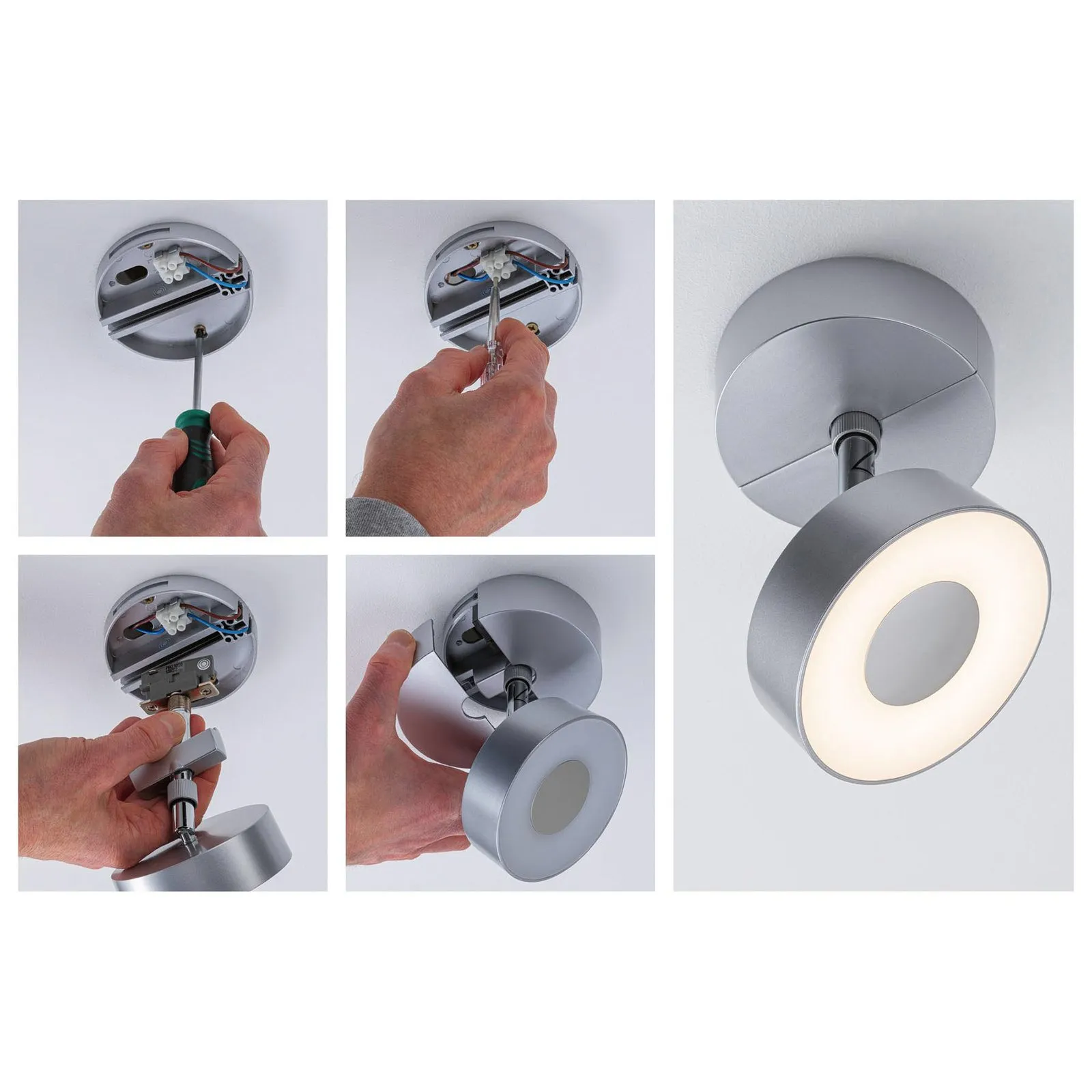 Paulmann URail alimentatore spot cromo satinato