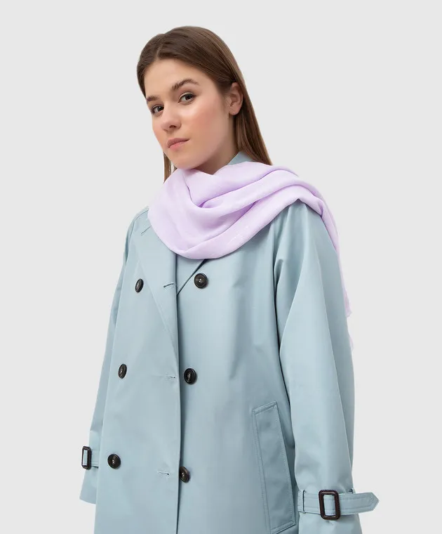Peserico Sciarpa lilla con lurex S31382C009311