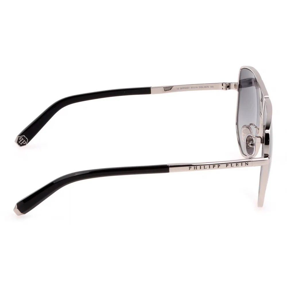 Philipp Plein - Plein Power Skull - Argento - Occhiali da Sole - Philipp Plein Eyewear - New Exclusive Luxury Collection