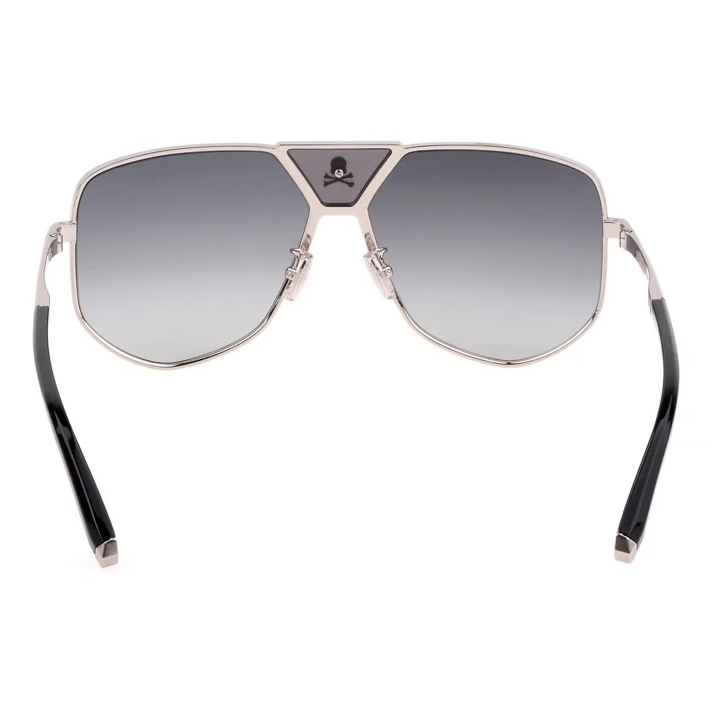 Philipp Plein - Plein Power Skull - Argento - Occhiali da Sole - Philipp Plein Eyewear - New Exclusive Luxury Collection