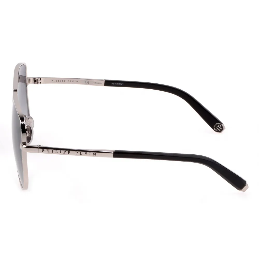 Philipp Plein - Plein Power Skull - Argento - Occhiali da Sole - Philipp Plein Eyewear - New Exclusive Luxury Collection